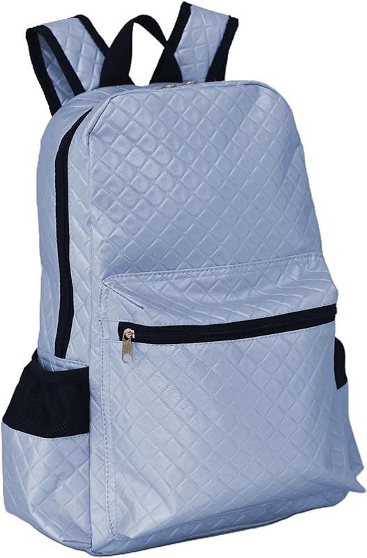 Mochila Azul Bebê Metalizado Com 5 Divisões – MO3186
