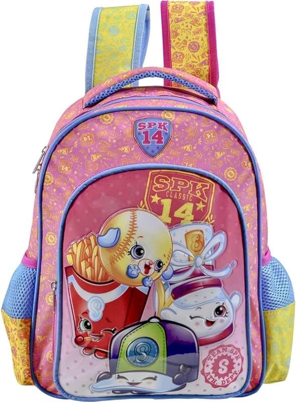 Mochila Escolar Shopkins Spk Squad G – 01 Unidade Xeryus, Multicor
