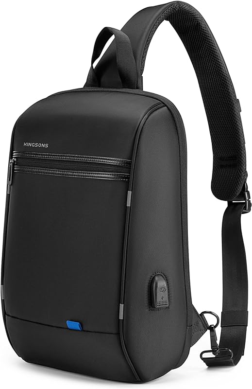 Bolsa masculina anti-furto de ombro único para laptop, mochila para laptop de 13 polegadas, à prova d’água, bolsa tiracolo com porta de carregamento USB Bolsa masculina anti-furto de ombro único para laptop, mochila para laptop de 13 polegadas, à prova d’água, bolsa tiracolo com porta de carregamento USB