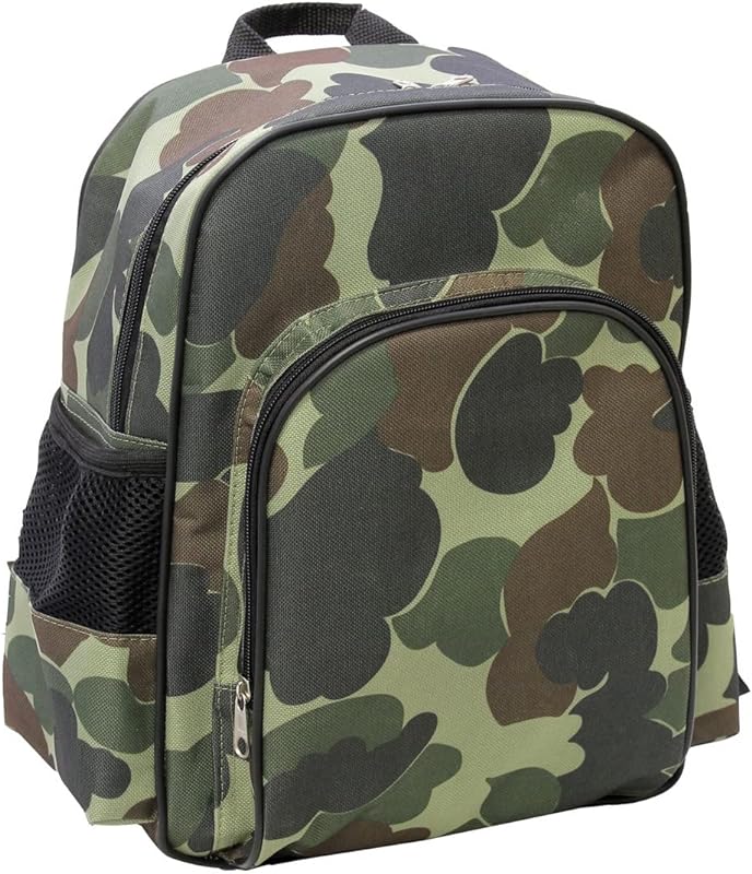 MOCHILA INFANTIL EM POLIESTER CAMUFLADO LS MO4192