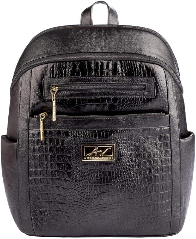 Mochila grande de couro feminina Montanna