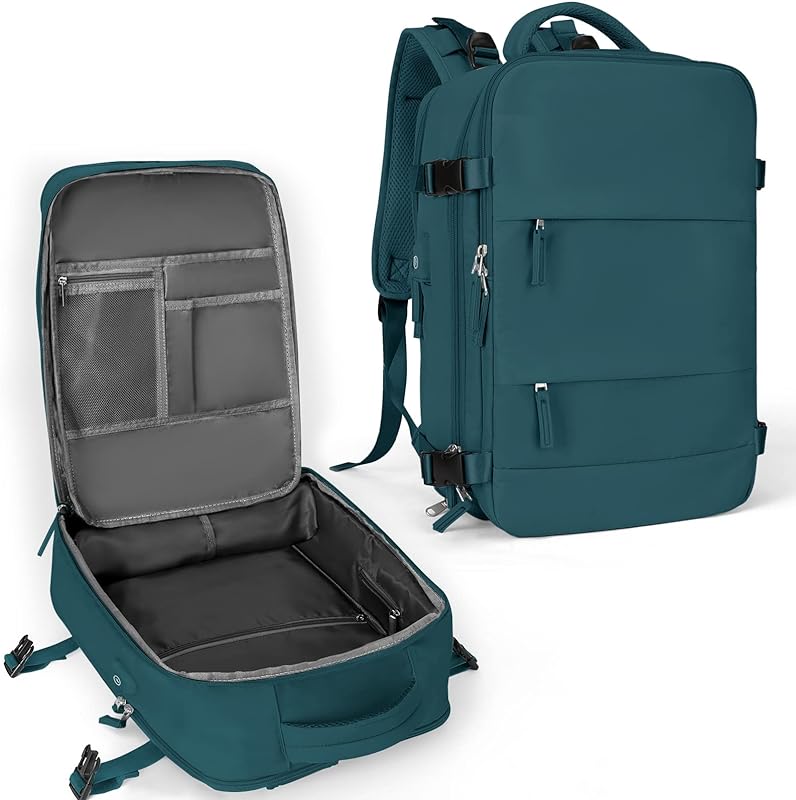 Mochila de viagem grande para mulheres Mochila casual à prova d’água Mochila de estudante Mochila de ombro portátil Viagem Caminhada Esportes Montanhismo Camping Mochila embarcável