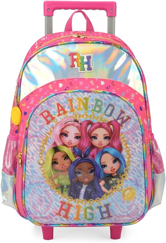 Mochila Infantil Raibow High com rodinhas