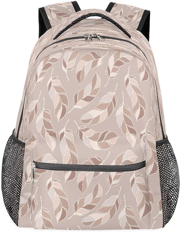 Mochilas de design abstrato para mulheres homens, mochila escolar de outono de folhas para meninos e meninas adolescentes, mochilas para laptop para faculdade de trabalho, mochila de viagem à prova d’água mochila para livros para caminhadas, Multi