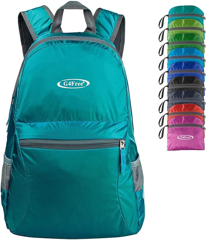 Mochila leve embalável de 20 L, para viagem, caminhada, mochila dobrável para homens e mulheres