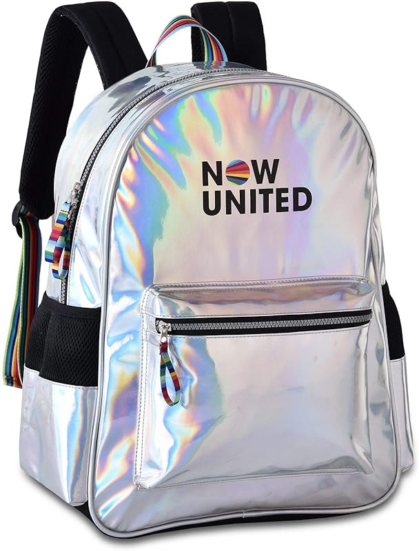 Mochila de Costas, Clio, Now United, Grande, Holográfica