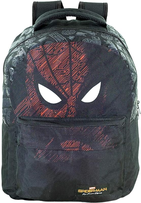 Mochila Spider-Man Filme T2 – 9082 – Artigo Escolar Spider-Man, Preto