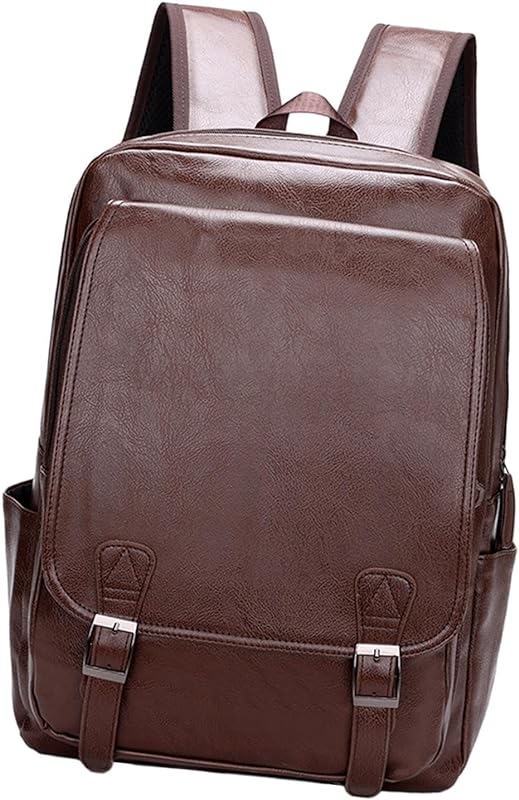 UGPLM Mochila para laptop masculina, bolsa de mão ajustável, alças de ombro, mochila de viagem casual para trabalho, marrom UGPLM Mochila para laptop masculina, bolsa de mão ajustável, alças de ombro, mochila de viagem casual para trabalho, marrom
