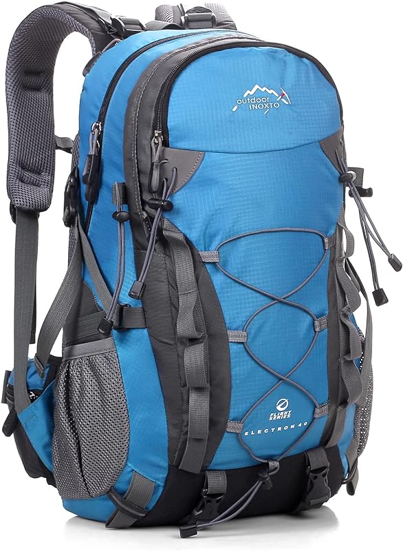 Henniu Mochila masculina feminina de trekking 40L mochila de montanhismo mochila de viagem ao ar livre para camping mochila