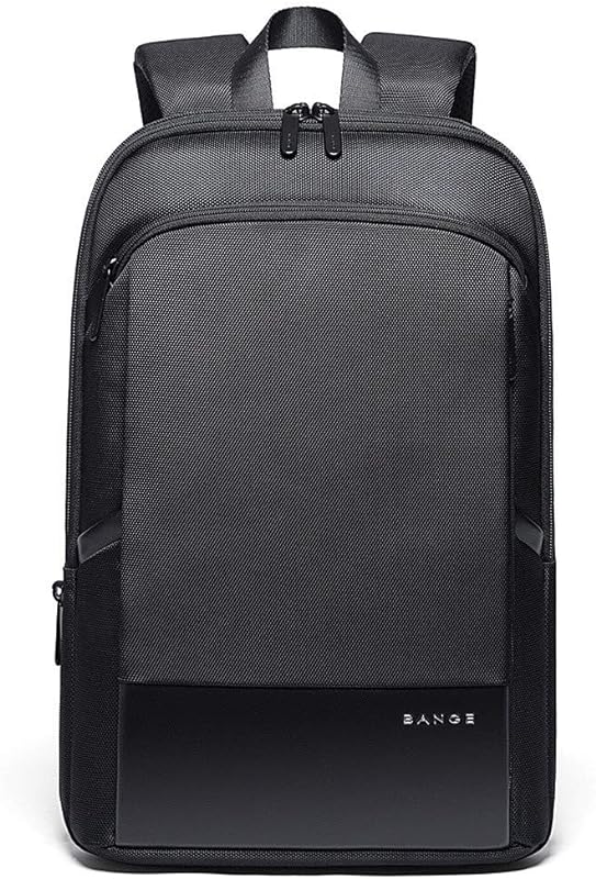 Mochila Para Notebook Com Couro Slim E Expansível Até 20l Mochila Para Notebook Com Couro Slim E Expansível Até 20l
