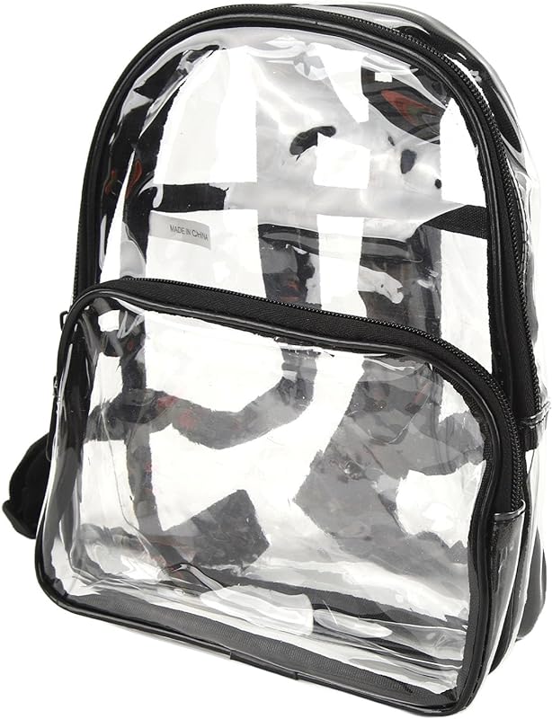 Mochila Transparente de PVC, Pequena Mochila de Ginástica Transparente à Prova d’água para Praia