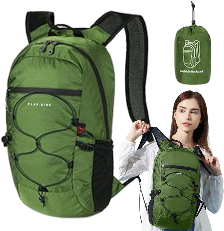 Mochila dobrável ultraleve | Mochila dobrável dobrável embalável com 20 litros, mochila de viagem resistente à água para homens e mulheres, caminhada ao ar livre Mochila dobrável ultraleve | Mochila dobrável dobrável embalável com 20 litros, mochila de viagem resistente à água para homens e mulheres, caminhada ao ar livre
