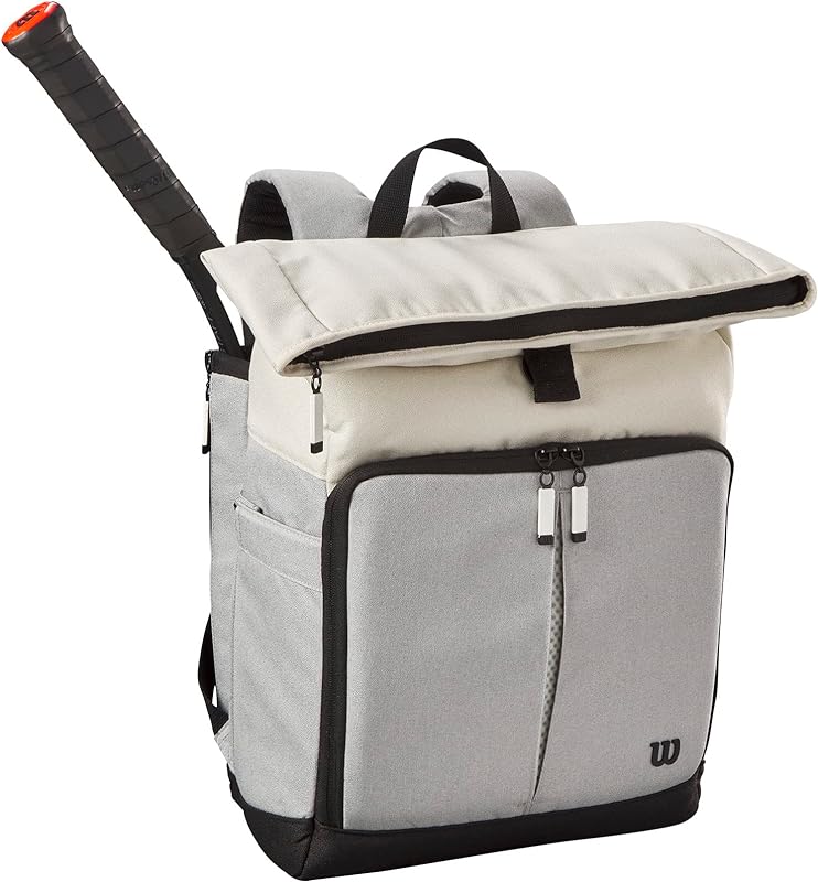 Bolsa para raquete de tênis Lifestyle – Pacote com 4 e 2 unidades, cinza/azul e cáqui
