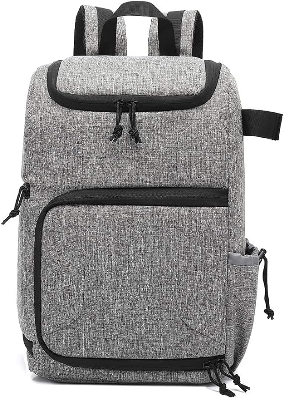 LAURAG Mochila impermeável multifuncional para câmera Bolsa de câmera portátil para viagens de grande capacidade