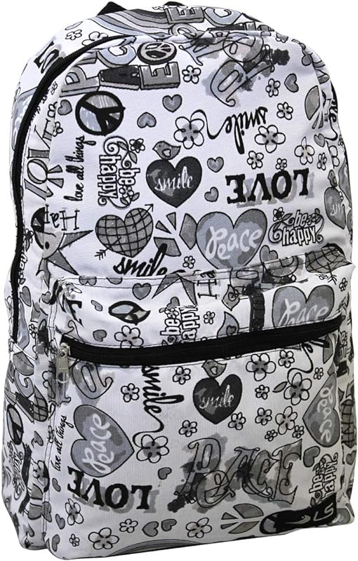 Mochila Feminina LS Bolsas MO3166 estampa Love
