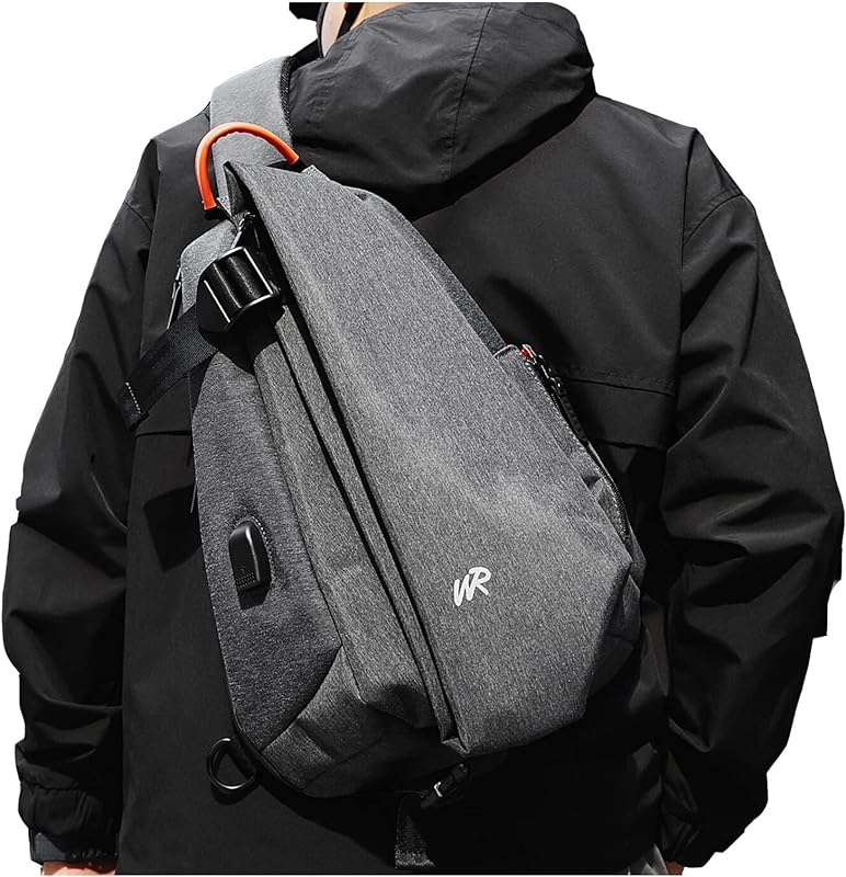Bolsa tiracolo antifurto para homens e mulheres, mochila pequena, bolsa de ombro único, mochila tiracolo resistente à água