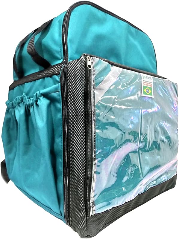 Mochila Bag Térmica Para Delivery de Pizza Reforçada Com Isopor Laminado – Preta