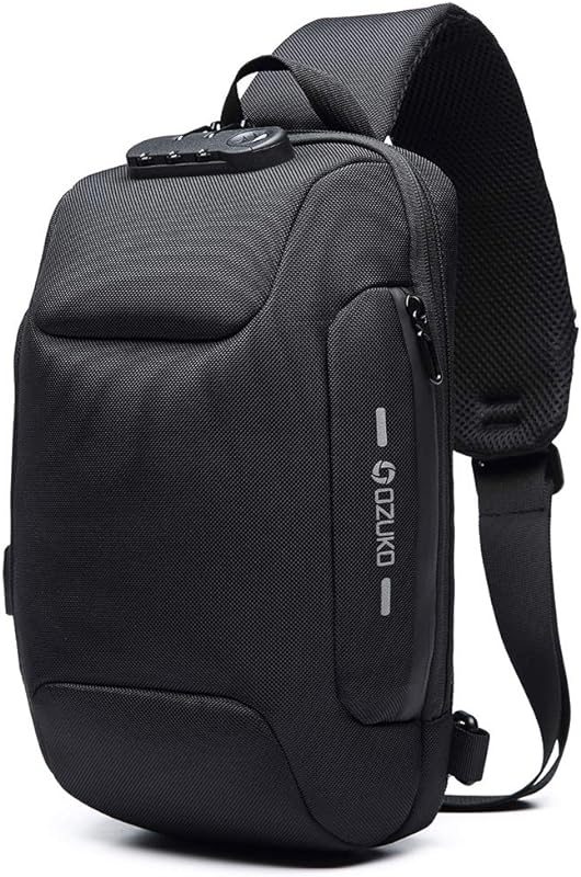 Mochila Ozuko Original Com Saída De Cabo Usb E Cadeado