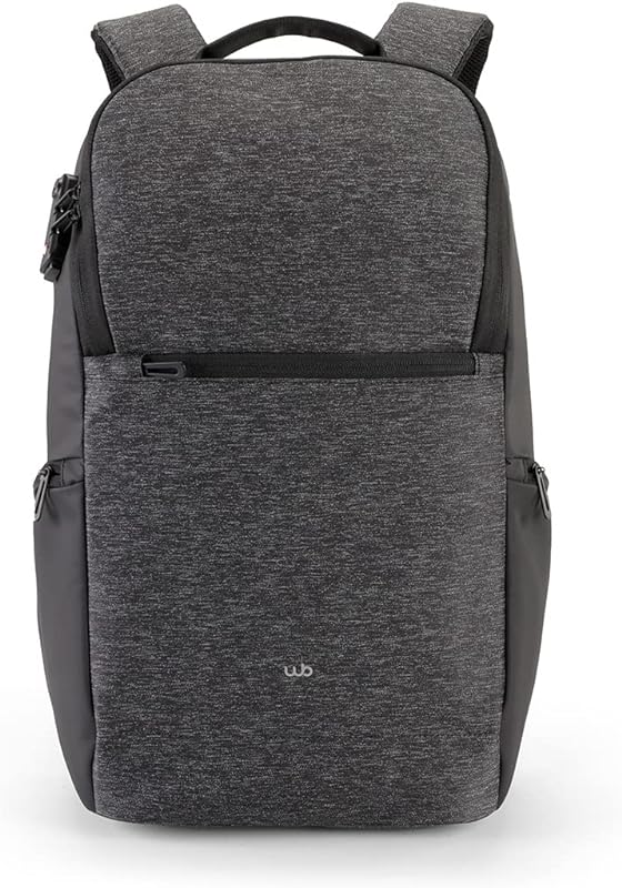 WB Mochila Executiva para Notebook até 15,6″ Ulf Impermeável Antifurto com Cadeado Anti-transpirante (Cinza)