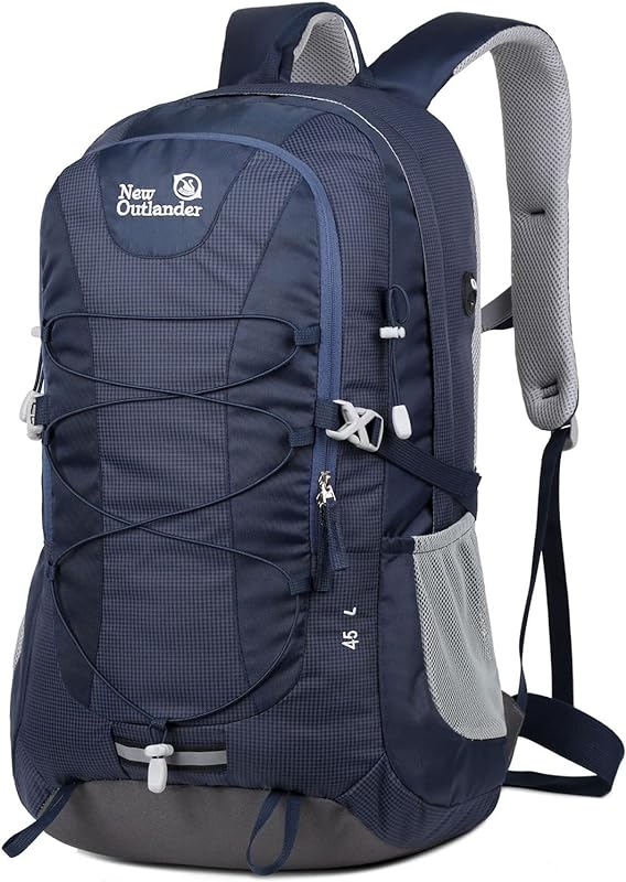 Mochila,Lianai Mochila de caminhada 45 L leve para acampamento ao ar livre e mochila de viagem para homens e mulheres