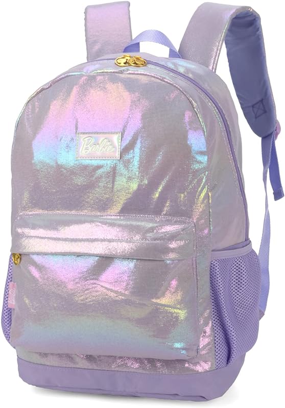 Mochila, Luxcel, Barbie, Grande, Lilás
