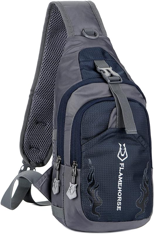 Homesen Mochila Masculina Mochila Peitoral Bolsa de Ombro Viagem Esportes Academia Mochila Diurna