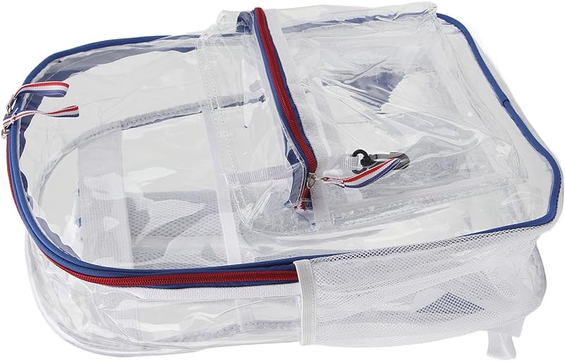 Mochila Transparente, Mochilas Resistentes Transparentes Confortáveis ​​à Prova d’água, Alça de Ombro Ajustável para Unissex