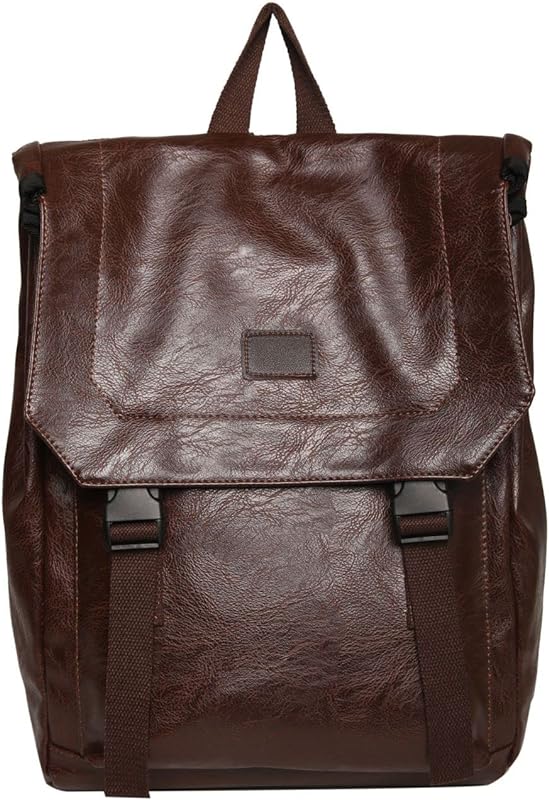 Mochila de couro PU para mulheres e homens, mochila para mulheres, mochila estética, mochila de viagem para mulheres homens e mulheres