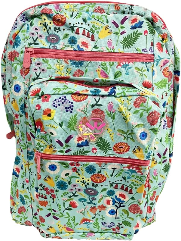 Mochila de Costas Feminina Floral Winth Stylus