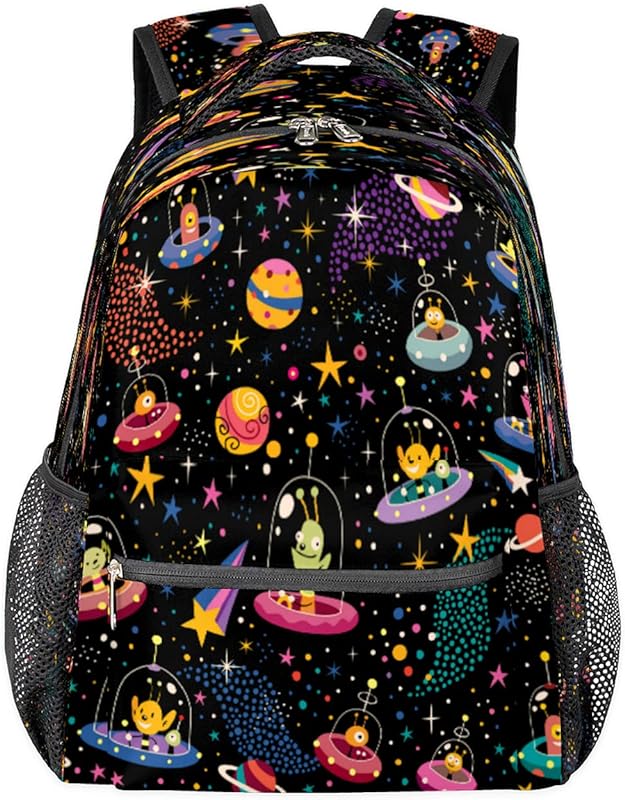 Mochila para mulheres e homens Galaxy Star Animal Viagem Laptop Mochila Impermeável Mochila Diária com Vários Bolsos Mochila Casual Mochila para Escola, Acampamento, Caminhadas, Trabalho, Multicor, Medium, Mochilas Daypack