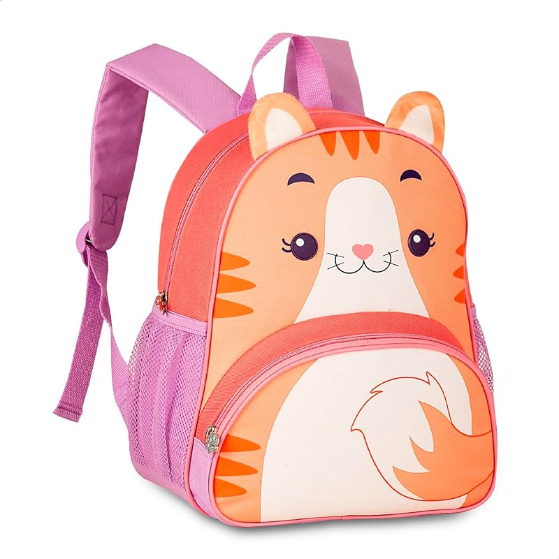 Mochila Gatinha Infantil Zoo Pets Menina Criança Creche
