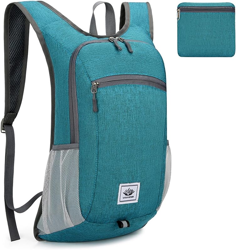 Jethrora Mochila dobrável leve e embalável à prova d’água para viagem, caminhada, ciclismo, mochila de dia para homens e mulheres