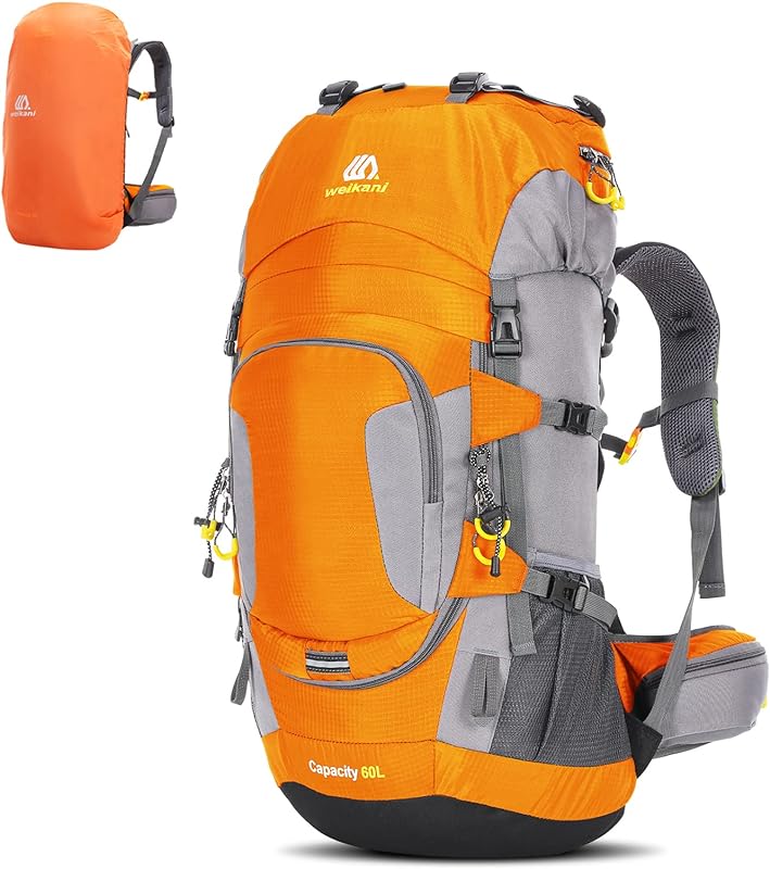 60L Impermeável Caminhadas Mochila Camping Escalada Ciclismo Mochila Saco de Esporte Ao Ar Livre com Capa de Chuva 60L Impermeável Caminhadas Mochila Camping Escalada Ciclismo Mochila Saco de Esporte Ao Ar Livre com Capa de Chuva
