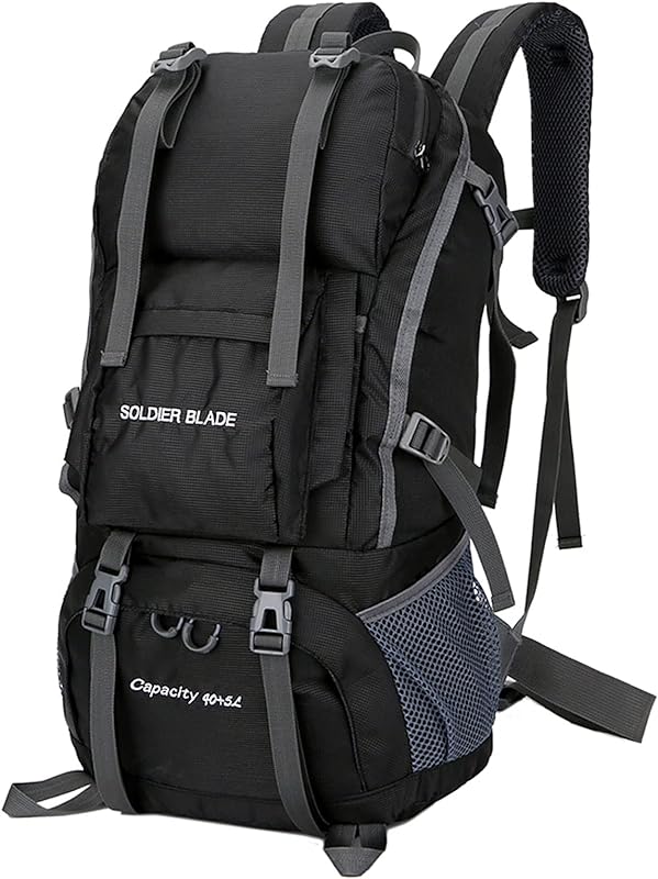 45L Camping Caminhadas Mochila Pacote de montanhismo de grande dade Mochila de viagem à prova d’água