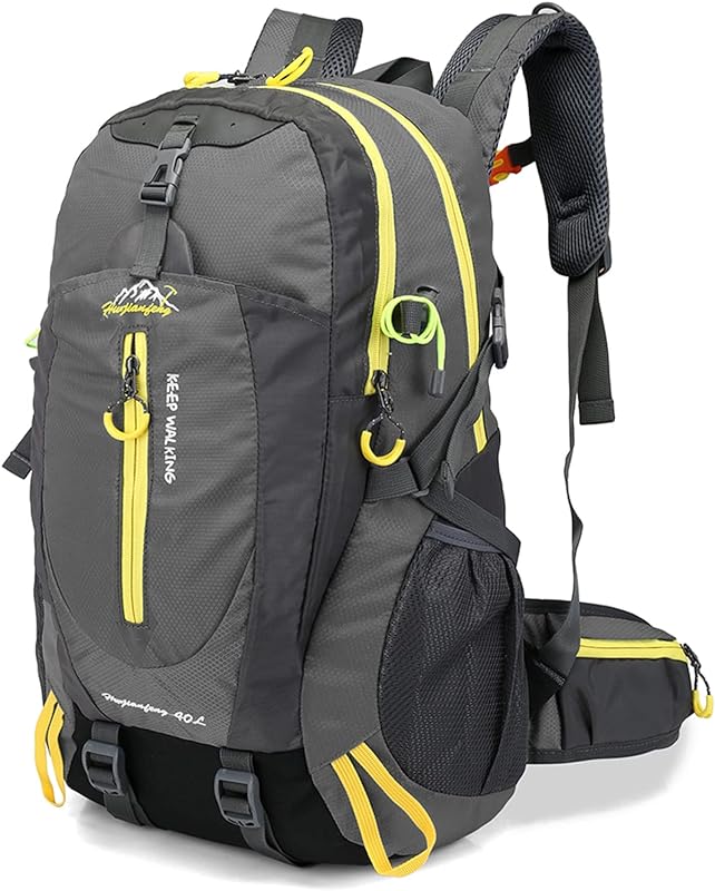 Mochila de viagem 40L resistente à água acampamento caminhada mochila portátil mochila trekking mochila de escalada para homens mulheres