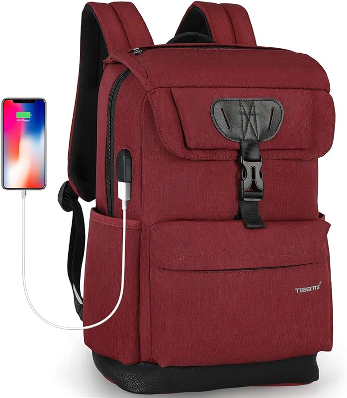 Mochila escolar para laptop com porta de carregamento USB para mulheres e homens.. Mochila escolar para laptop com porta de carregamento USB para mulheres e homens..