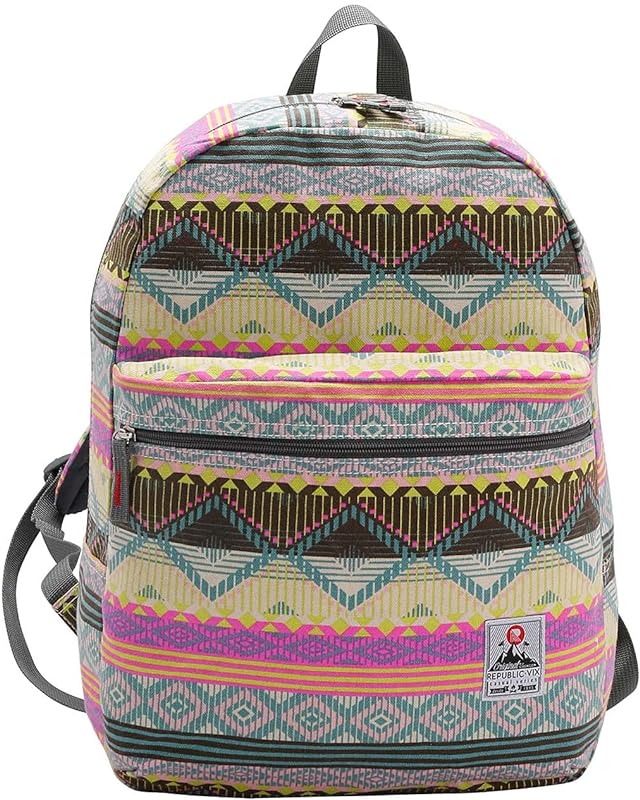 Mochila Feminina Cotton Etnico 16.5″ Café