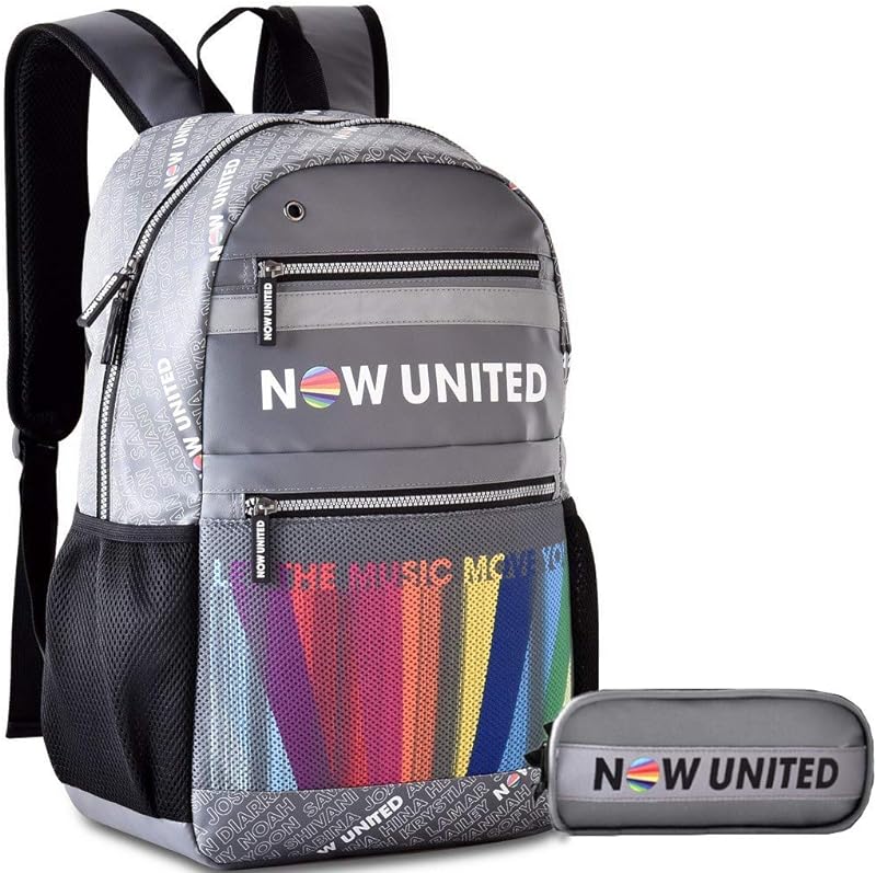 Mochila Feminina Masculina Cinza Escolar Do Now United Kit Conjunto Juvenil Notebook 15′ Estojo Duplo Impermeável Costa Clio Mochila Feminina Masculina Cinza Escolar Do Now United Kit Conjunto Juvenil Notebook 15′ Estojo Duplo Impermeável Costa Clio