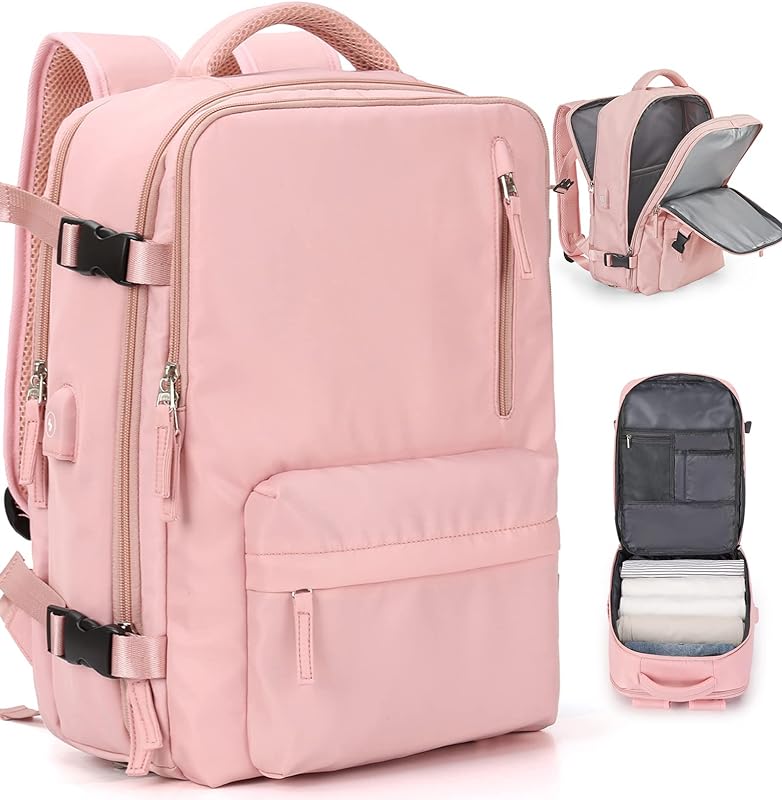Mochilas Casuais Mochila de viagem grande para mulheres Homens Linha aérea Aprovada Mochila de ginástica Mochila comercial à prova d’água Mochila comercial Daypack