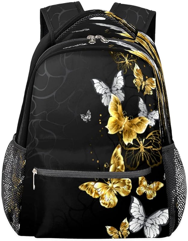 Mochila para mulheres homens animal borboleta viagem laptop mochila impermeável mochila diária com vários bolsos mochila casual mochila para escola, acampamento, caminhada, trabalho, Multicor, Medium, Mochilas Daypack