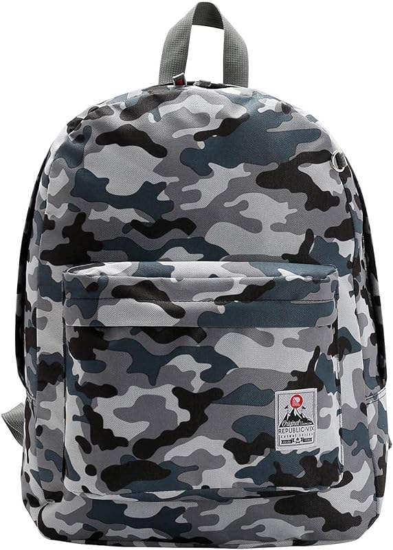 Mochila Casual Poliester Camuflado 16.5″ Camuflado Cinza