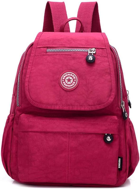 Mochila de náilon à prova d’água Mochila de náilon leve e forte para caminhadas Mochila de ciclismo Daypack