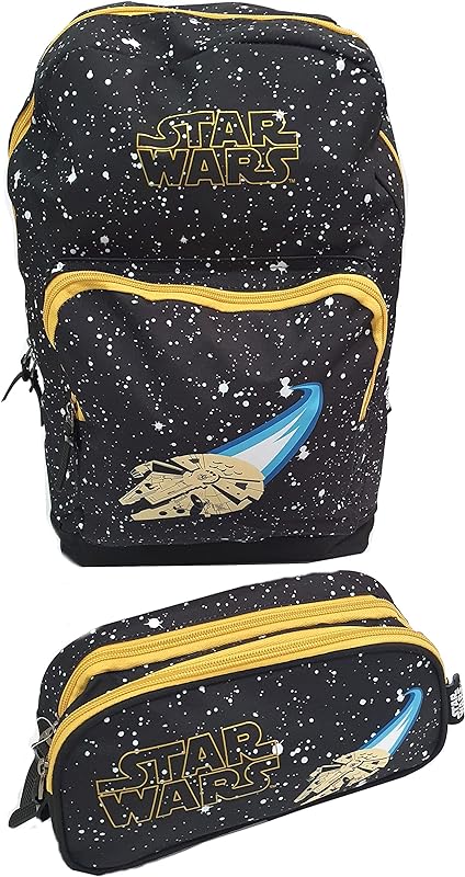 Kit Mochila Estojo Star Wars Millenium Falcon Original