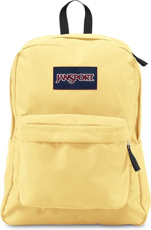 SuperBreak One Mochilas – Durável, Leve com 1 Compartimento Principal, Bolso Utilitário Frontal com Organizador Integrado – Mochila Premium, Banana Pálida
