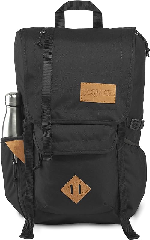 Mochila de viagem Hatchet – Bolsa para laptop de 15 polegadas projetada para exploração urbana, preta