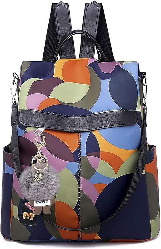 Mochila feminina à prova d’água, antifurto, bolsa de viagem