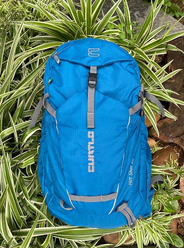 Mochila Hotshot 26L – CURTLO – com Rain Cover, cor azul petróleo