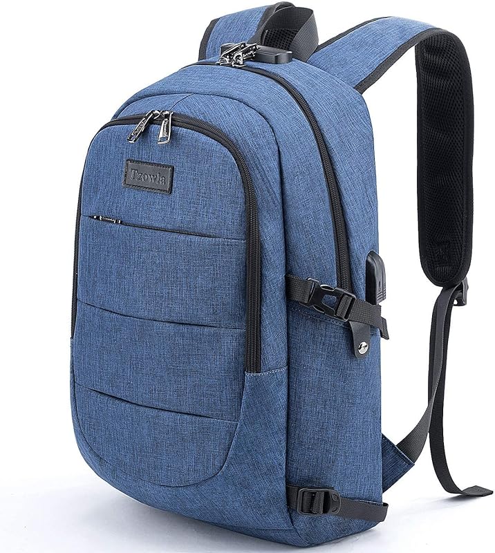 Tzowla Mochila de viagem para laptop de negócios serve de 15,6 a 17,3 para presente feminino e masculino