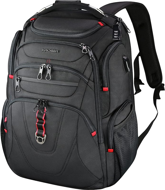 Mochila TSA para laptop de viagem de 17,3 polegadas