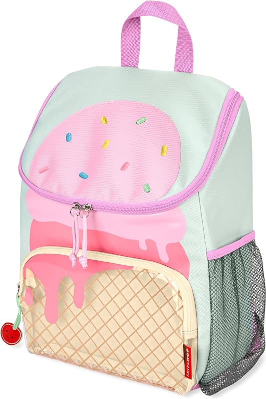Skip Hop Mochila infantil Sparks, jardim de infância de 3 a 4 anos, sorvete